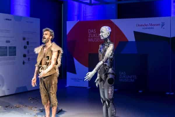 Impressionen Blaue Nacht 2022: Zukunftsmuseum (Quelle: Stadt Nürnberg, Foto Uwe Niklas) Impressionen Blaue Nacht 2022: Zukunftsmuseum