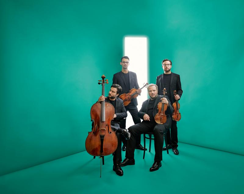 Das Goldmund Quartett (Quelle: Gregor Hohenberg) Das Goldmund Quartett